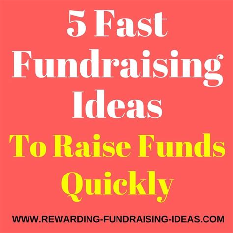 26 Quick Fundraising Ideas to Raise Fast Funds for .